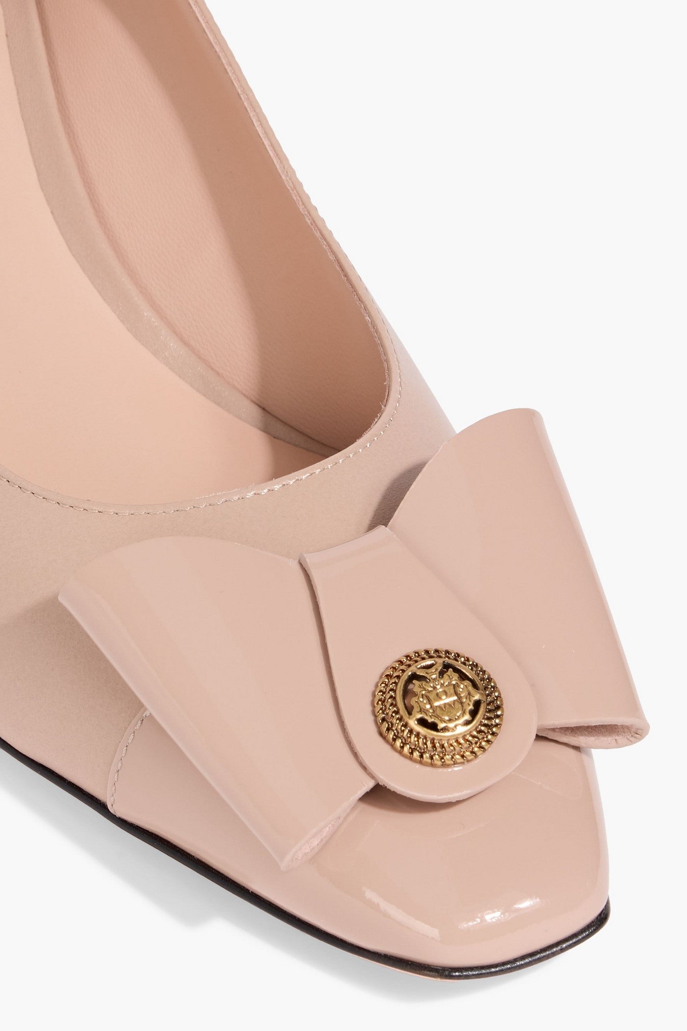 Bally Bemily 55 Bow-Detailed Leather Pumps Neutral Women's
