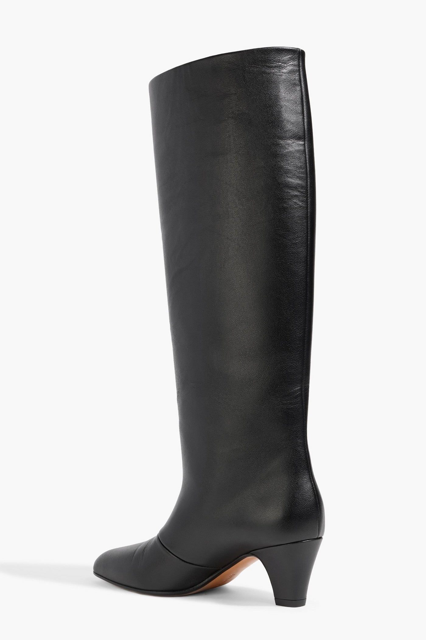 Bally Arval 55 Leather Knee Boots Black Women's