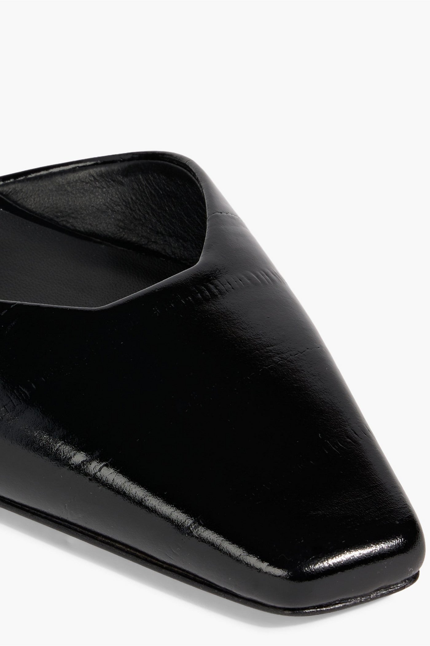 Loulou De Saison Hyde Patent-Leather Slingback Pumps Black Women's