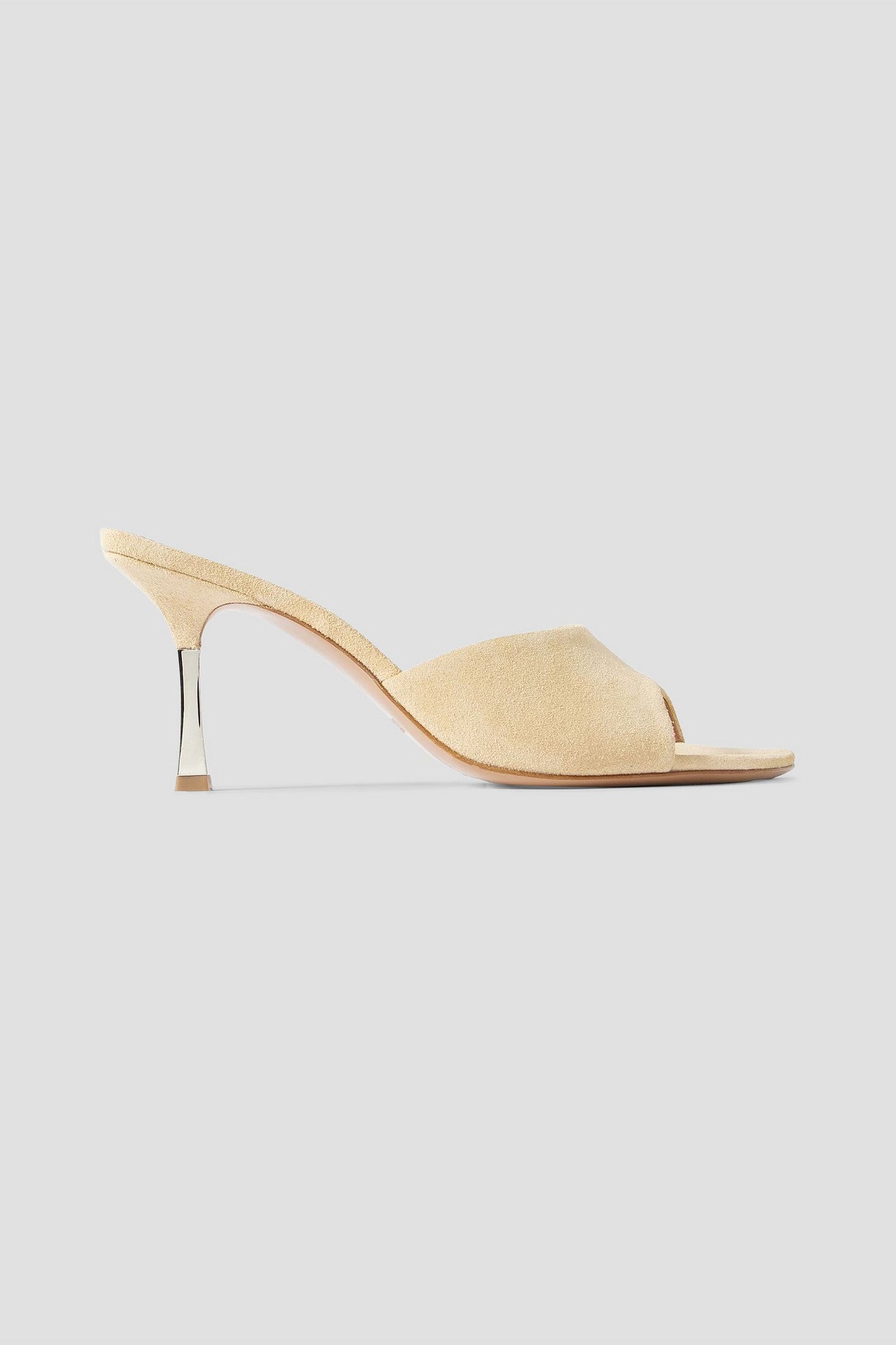 Paris Texas Lorena Suede Mules Cream Women's