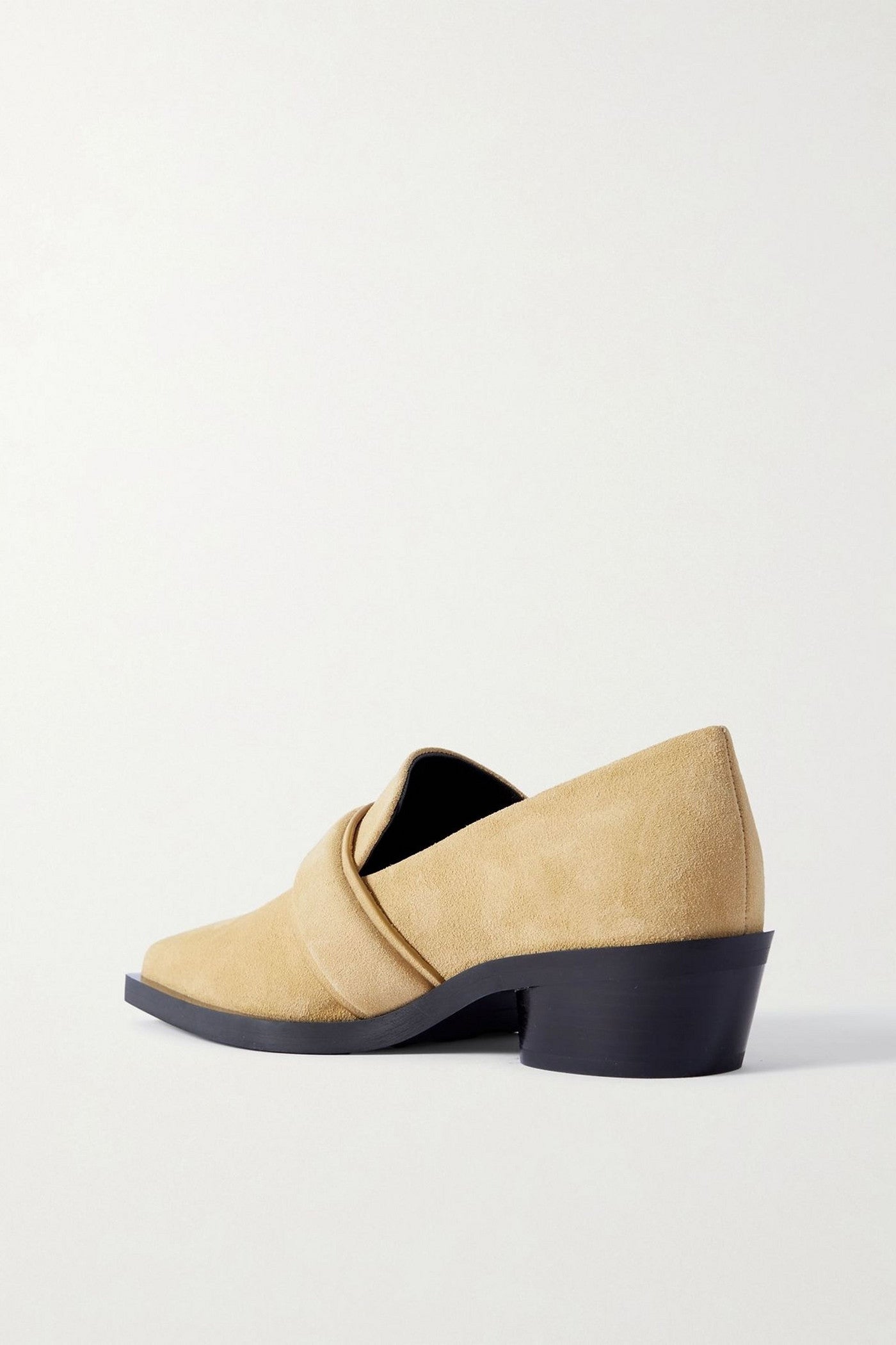 Proenza Schouler Bronco Suede Loafers Sand Women's