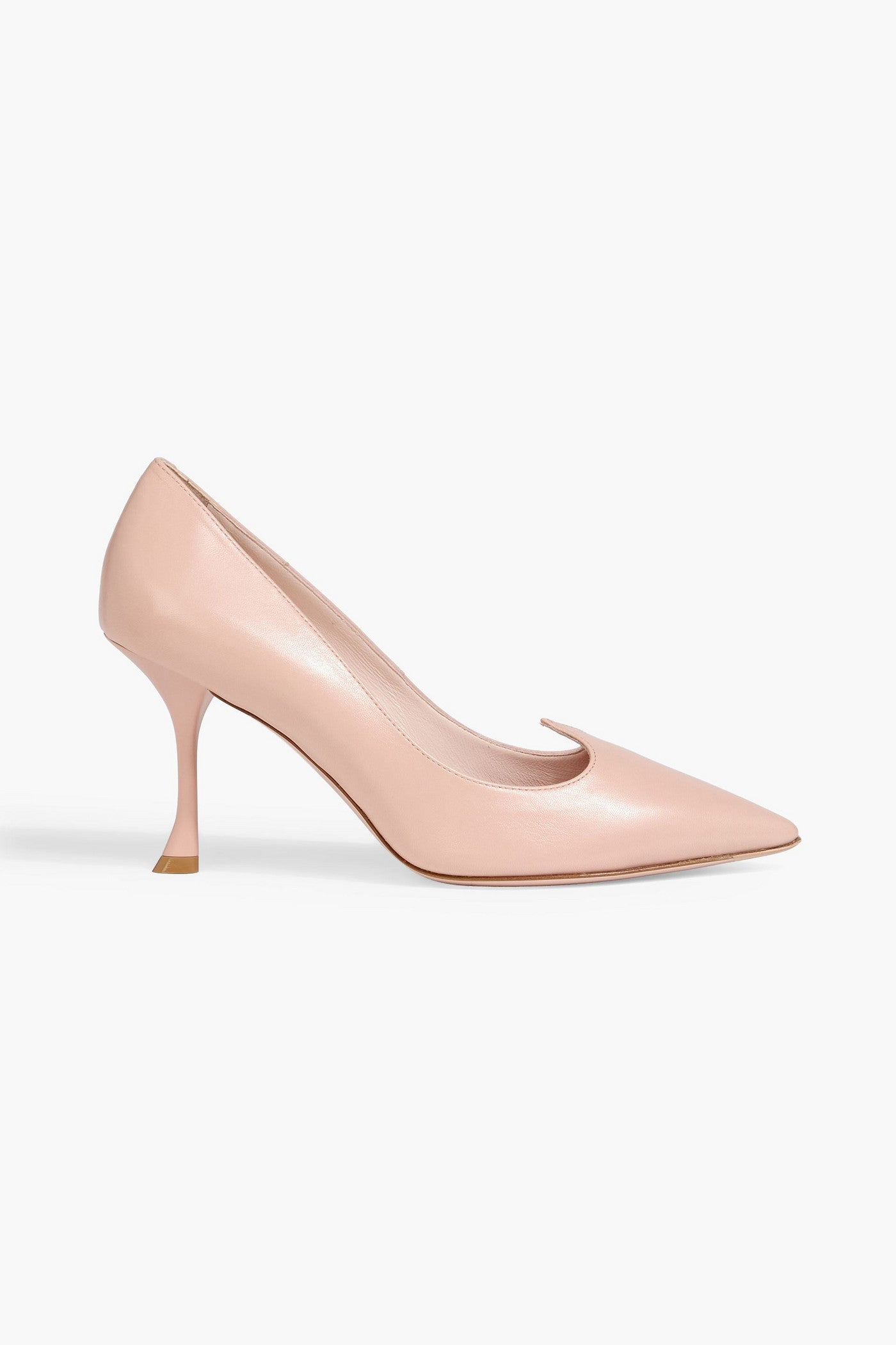 Roger Vivier I Love Vivier 85 Leather Pumps Blush Women's