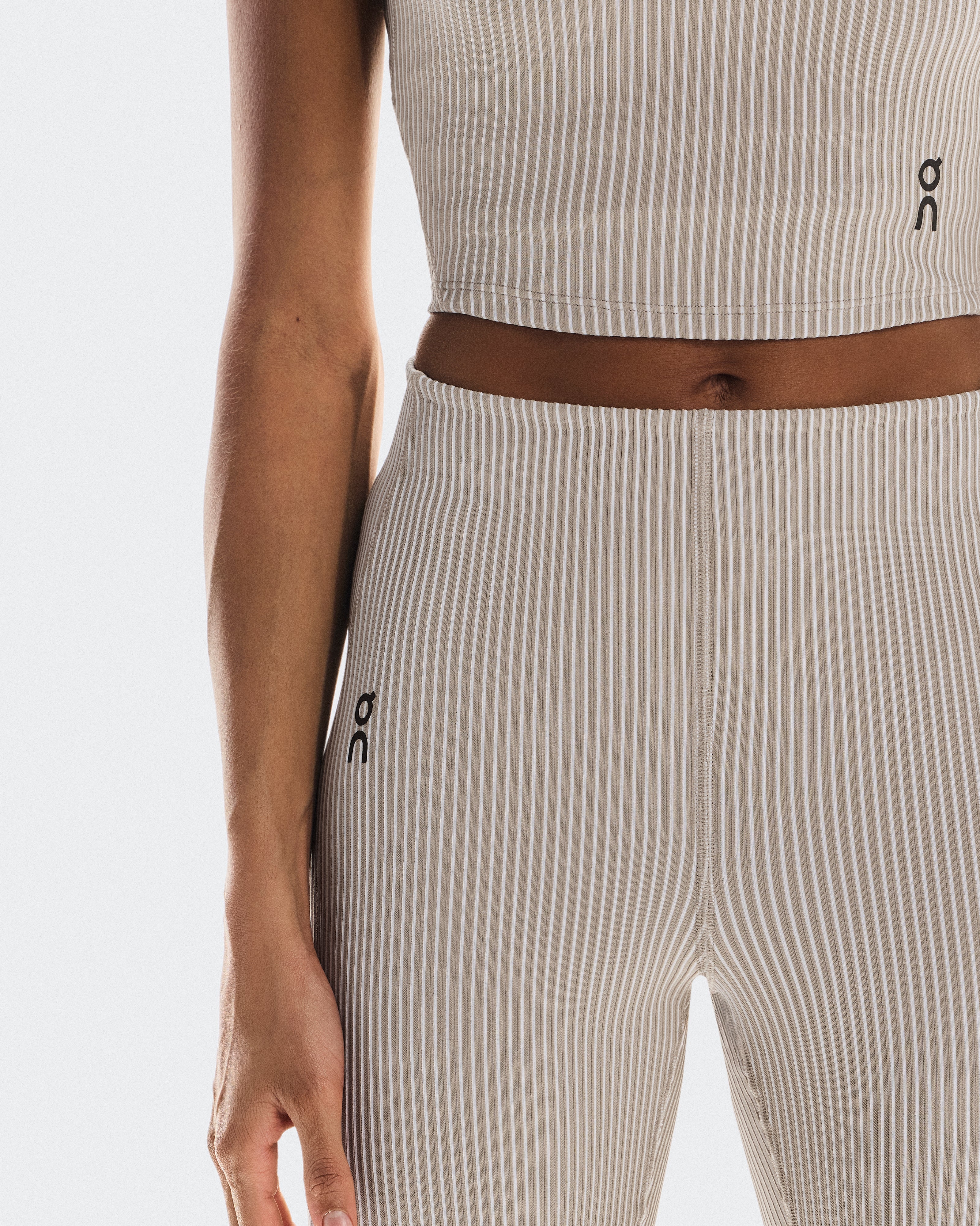 On All-Day Ribbed Pants Desert | White (Women'S)
