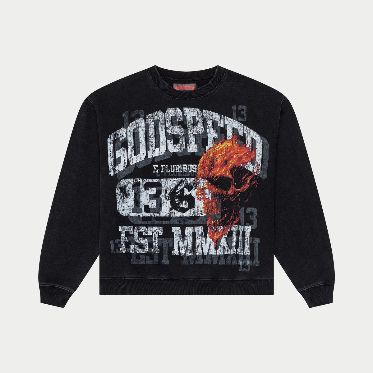 Godspeed Seeing Double Sweatshirt (Black Wash)
