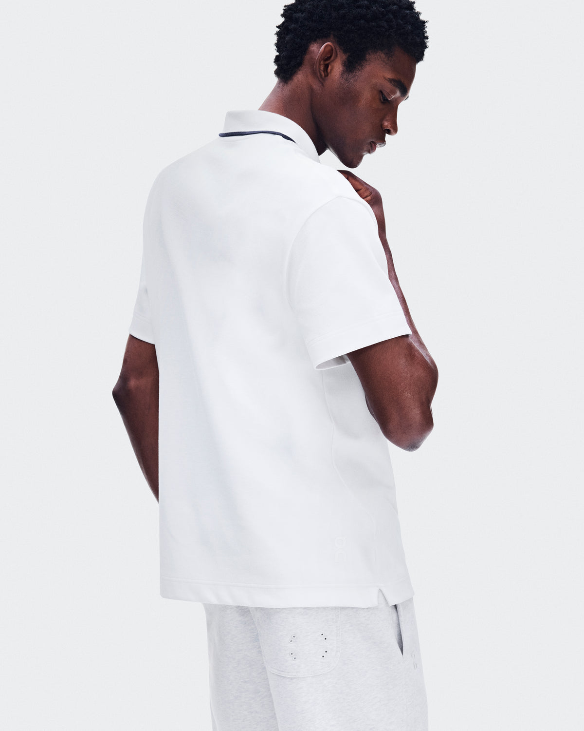On Courtside Polo All White