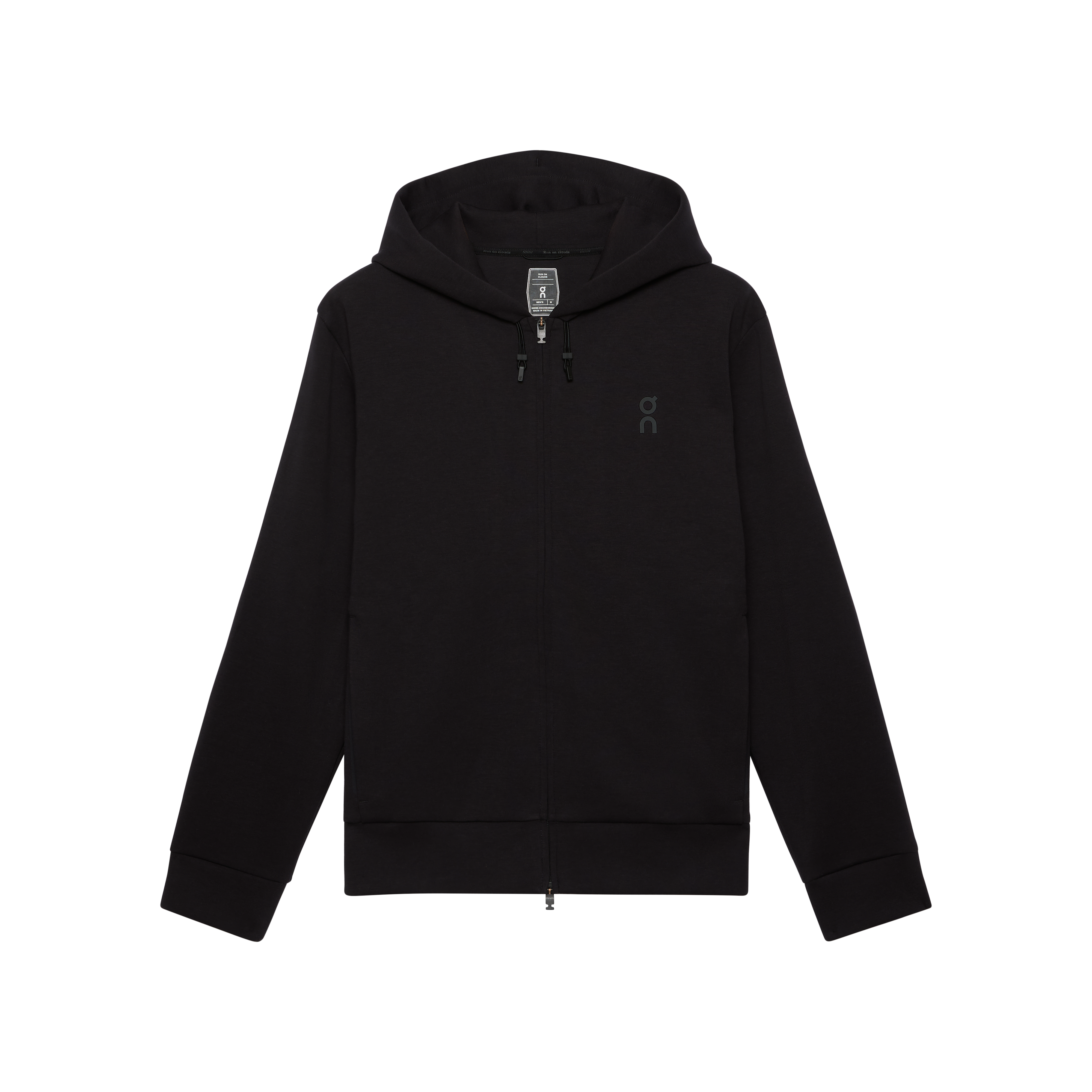 On Focus Tech Zip Hoodie Black