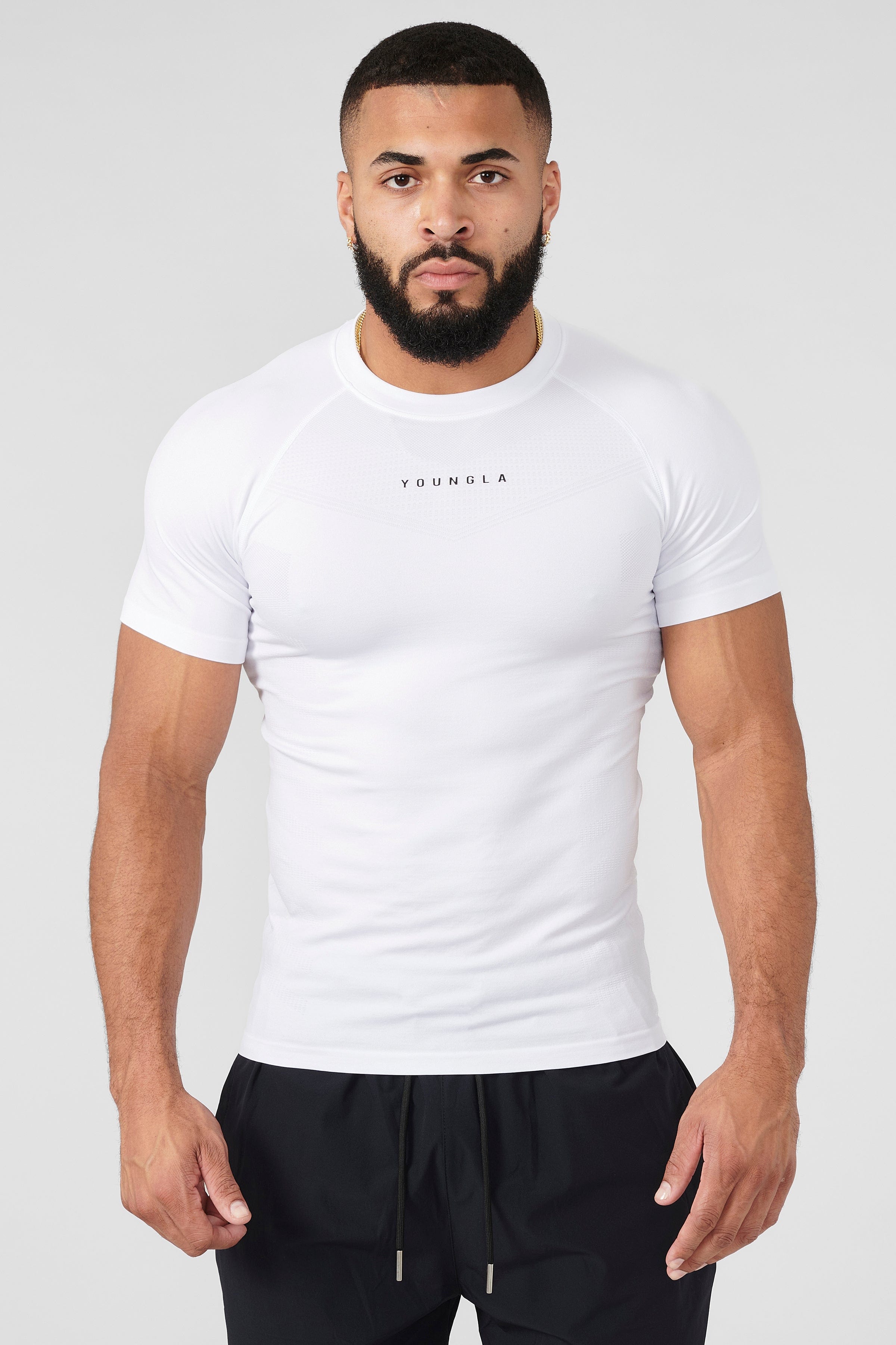 YoungLA 475 SuperVillain Compression Tees White