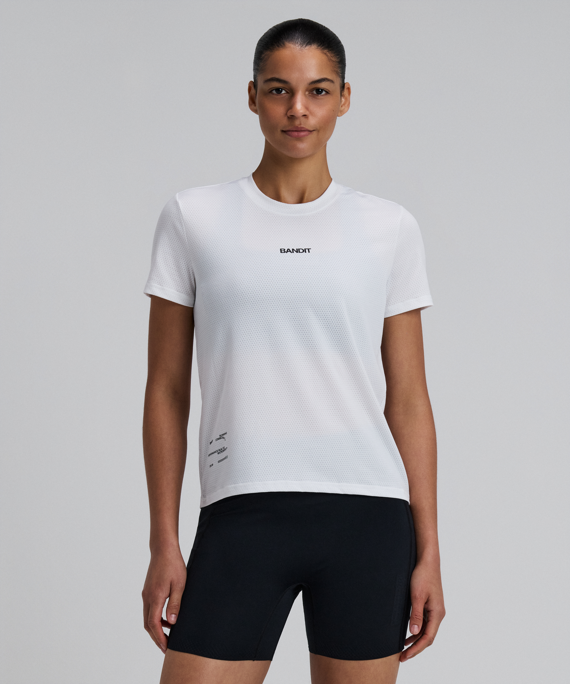 Bandit Womens Micromesh Run Tee White