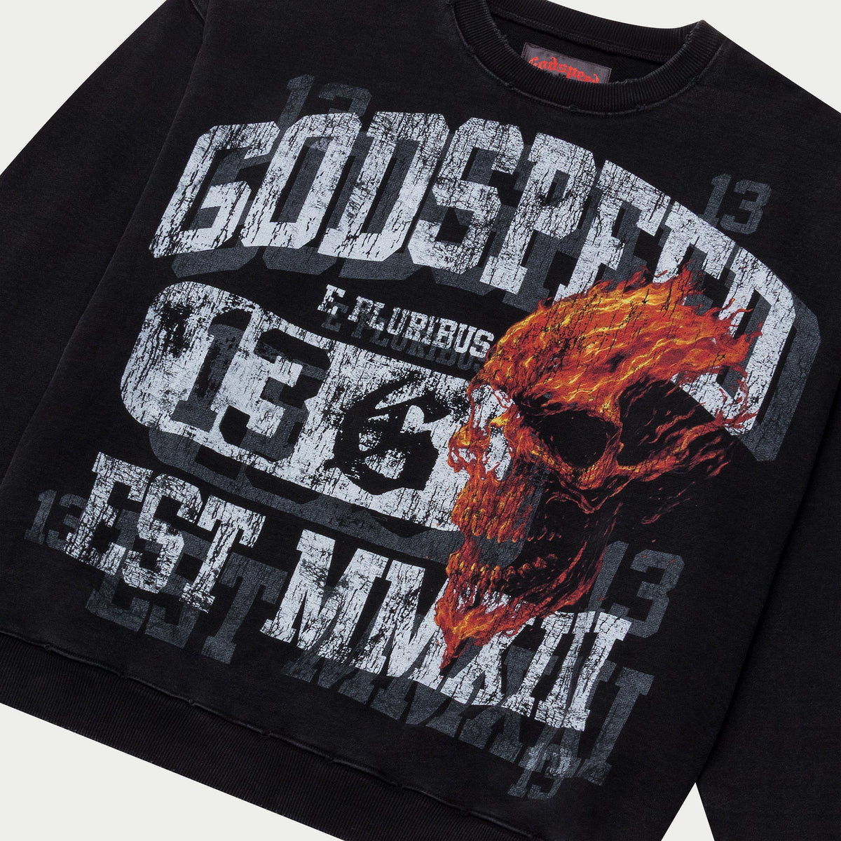 Godspeed Seeing Double Sweatshirt (Black Wash)