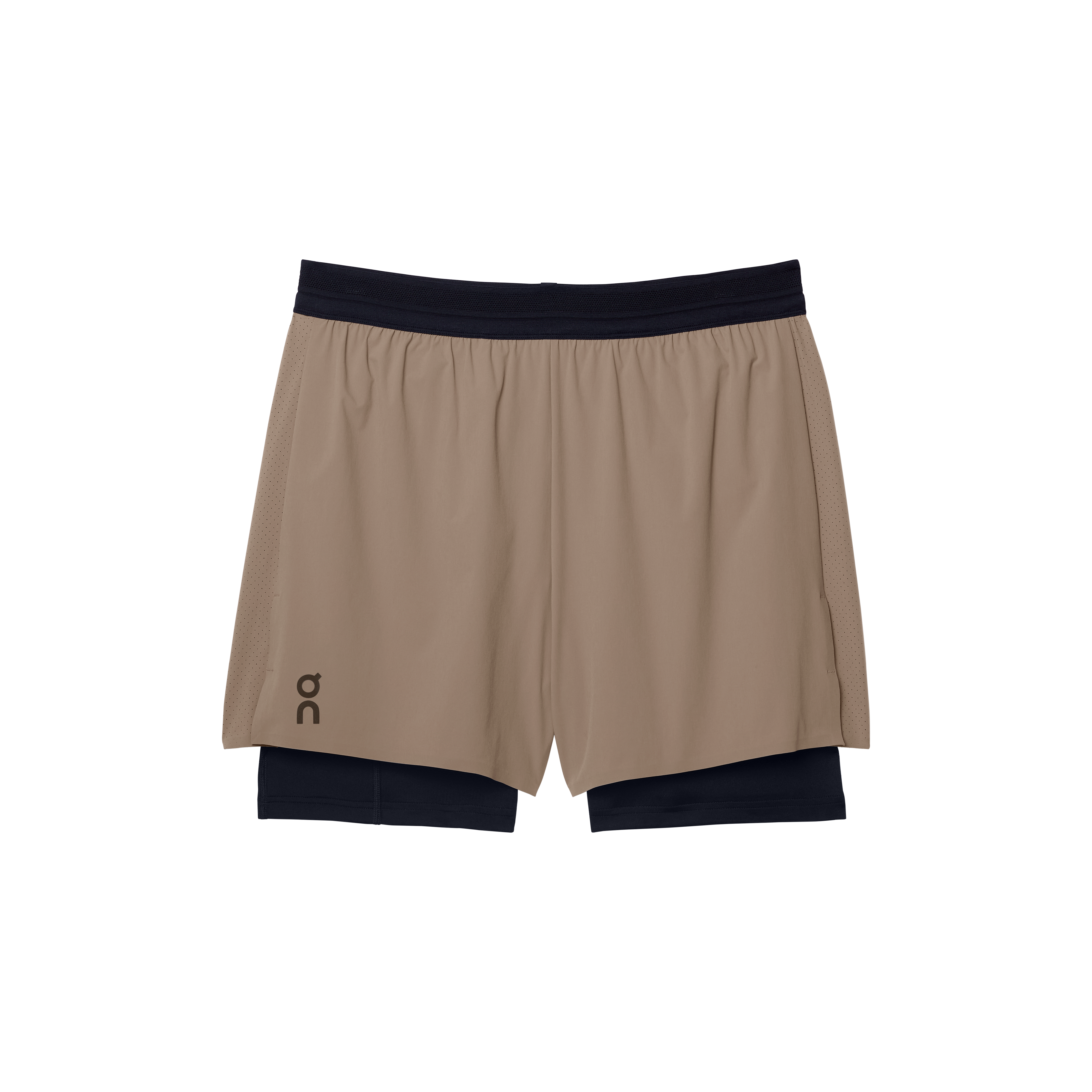 On 5" Performance 2/1 Shorts Cinder | Black
