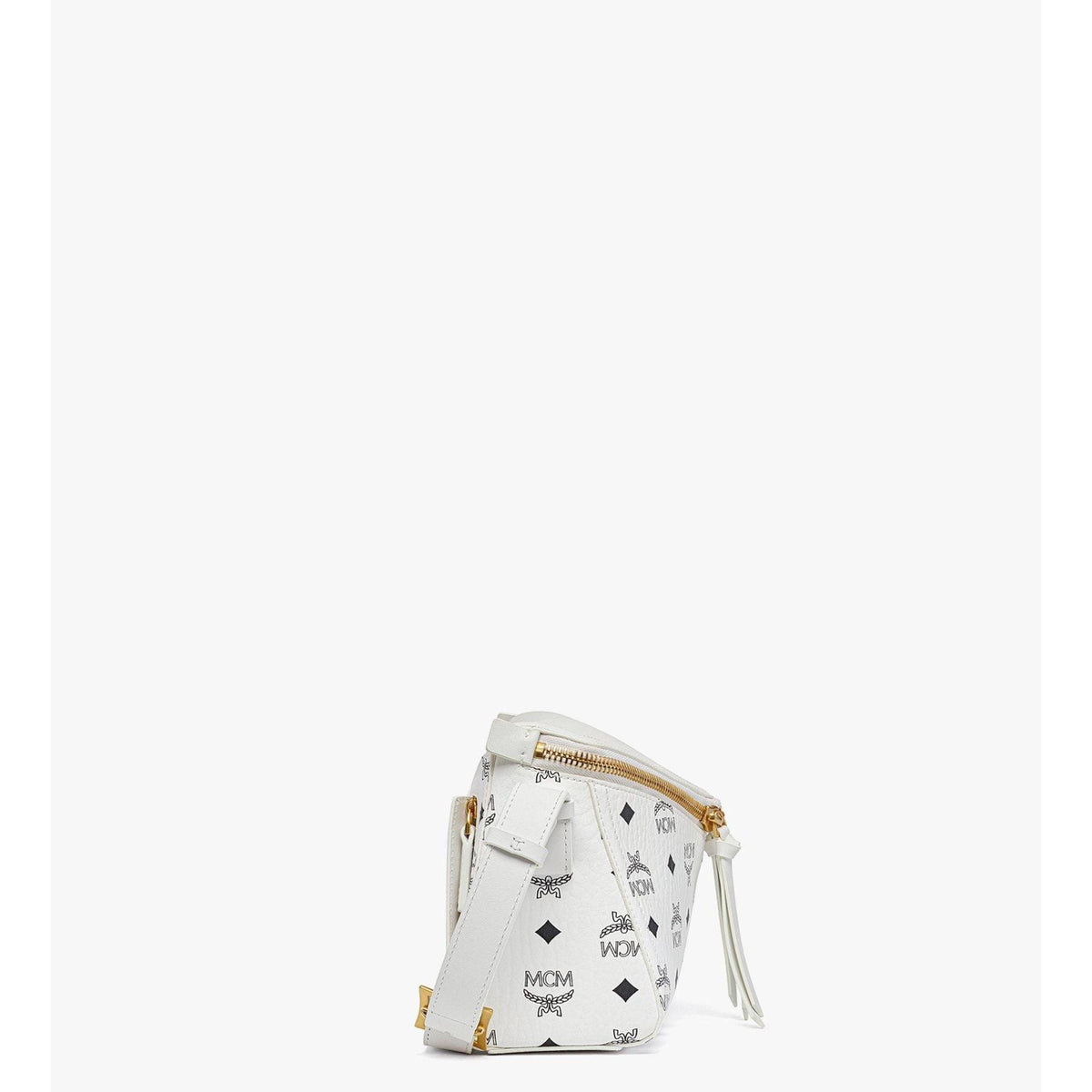 MCM Diamant 3d Shoulder Bag In Visetos Leather Mix