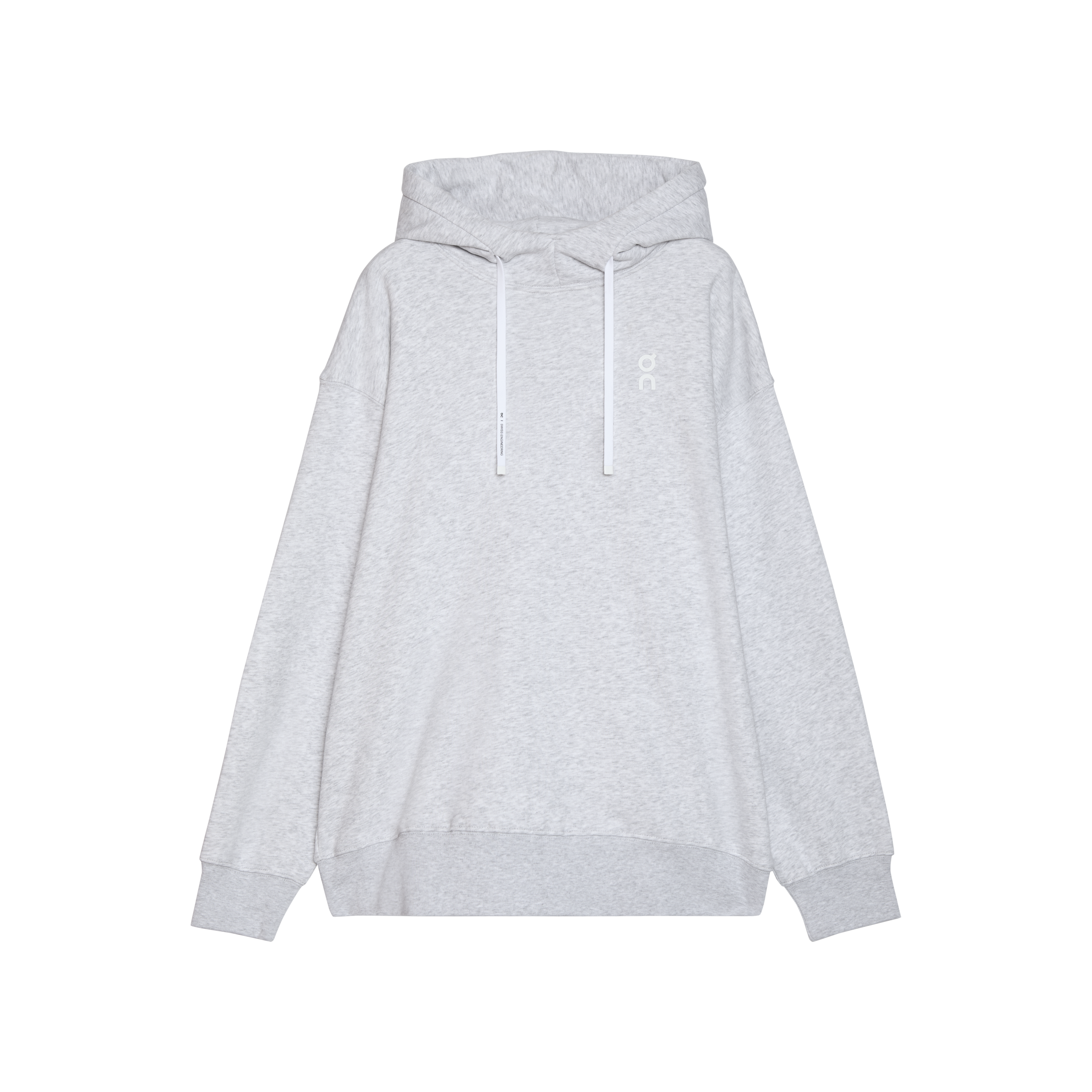 On Club Hoodie Smash Grey Heather