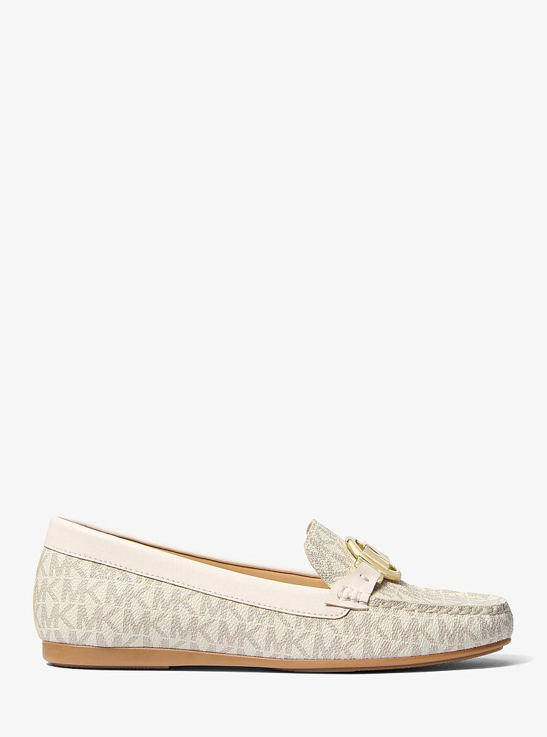 Michael Kors Fulton Signature Logo Moccasin VANILLA