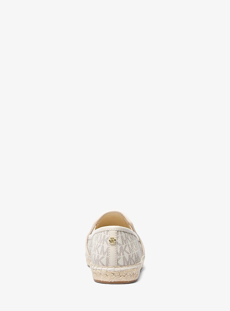 Michael Kors Hastings Signature Logo Slip-On Espadrille VANILLA