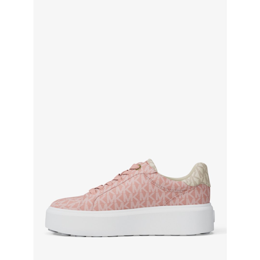 Michael Kors Romey Two-Tone Logo Platform Sneaker