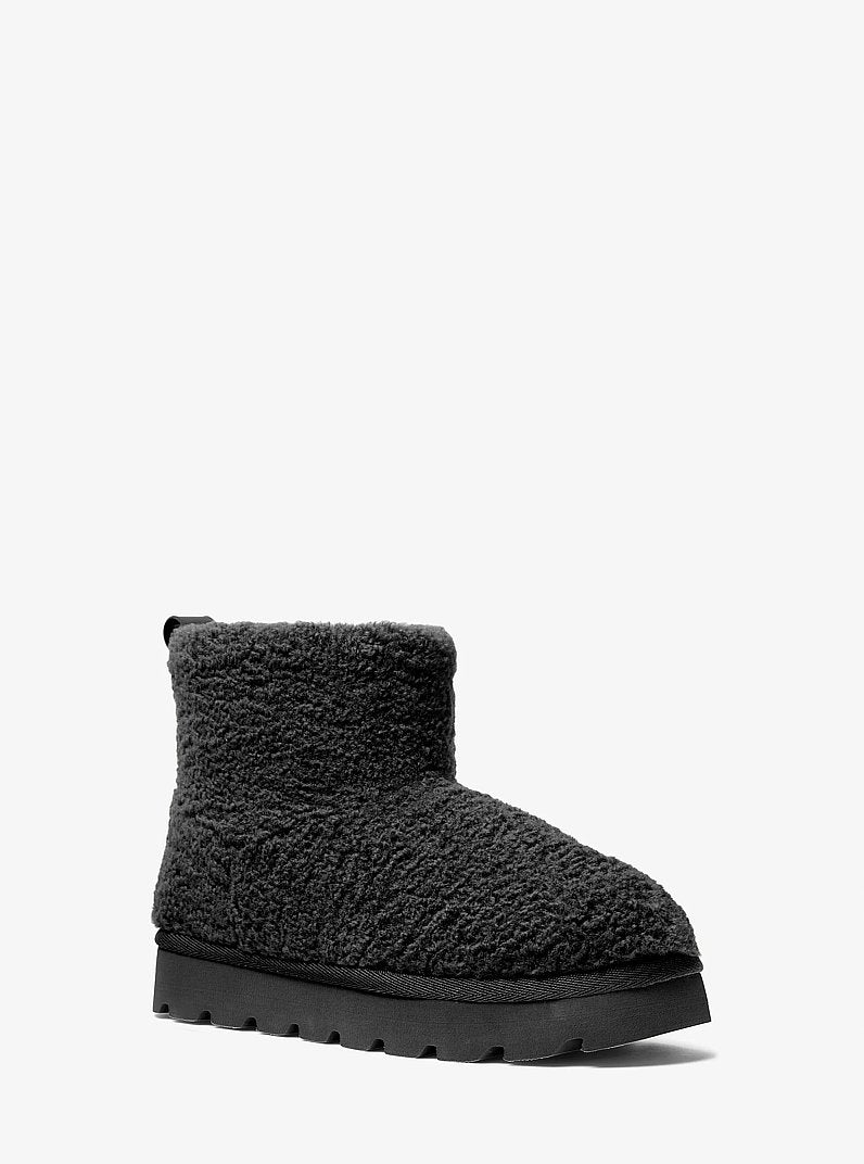 Michael Kors Winnie Faux Shearling Boot BLACK