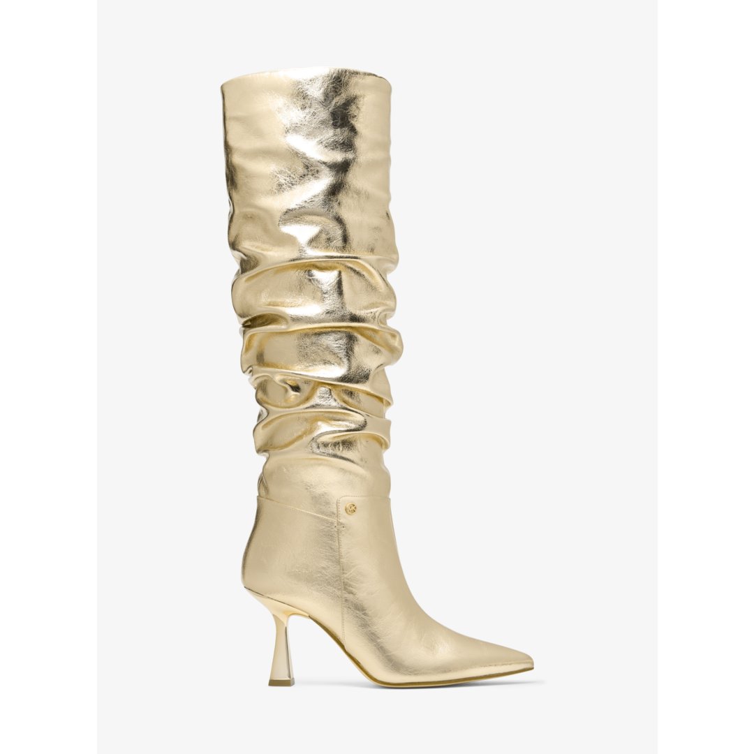 Michael Kors Amali Crackled Metallic Boot