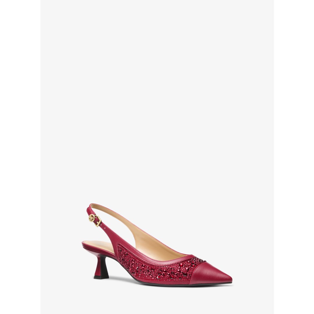 Michael Kors Amali Embellished Slingback Pump