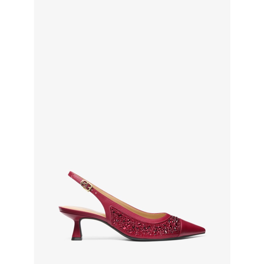 Michael Kors Amali Embellished Slingback Pump