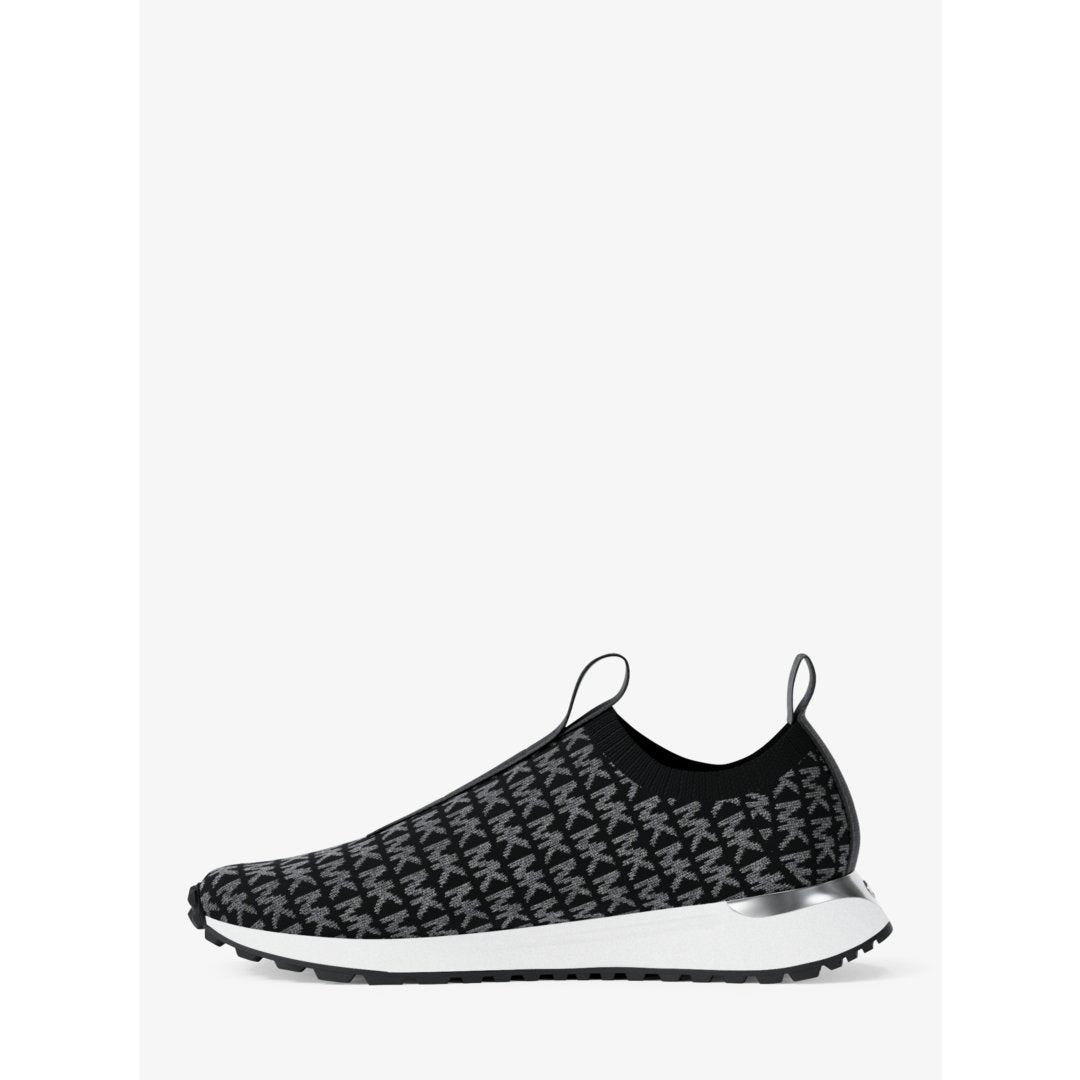 Michael Kors Bodie Metallic Logo Knit Slip-On Sneaker