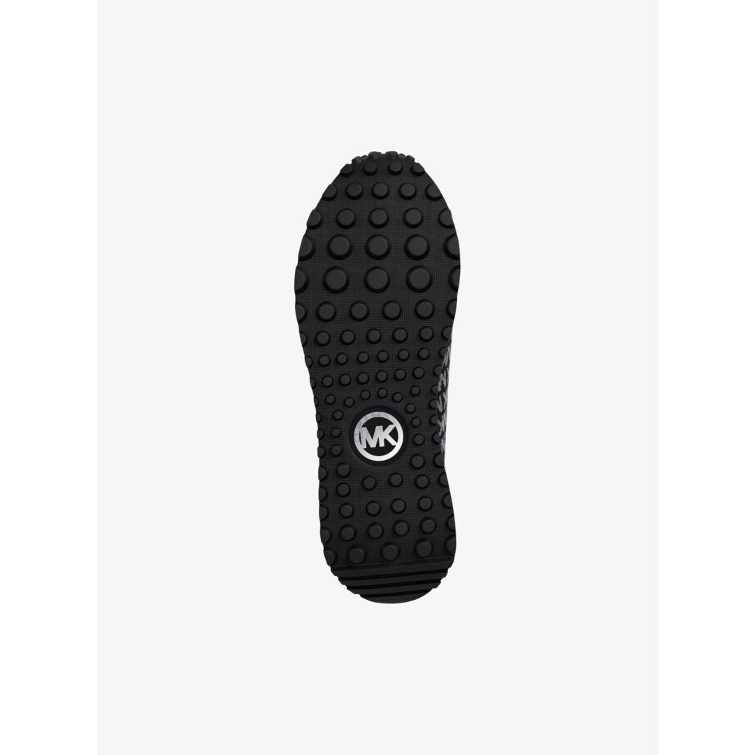 Michael Kors Bodie Metallic Logo Knit Slip-On Sneaker
