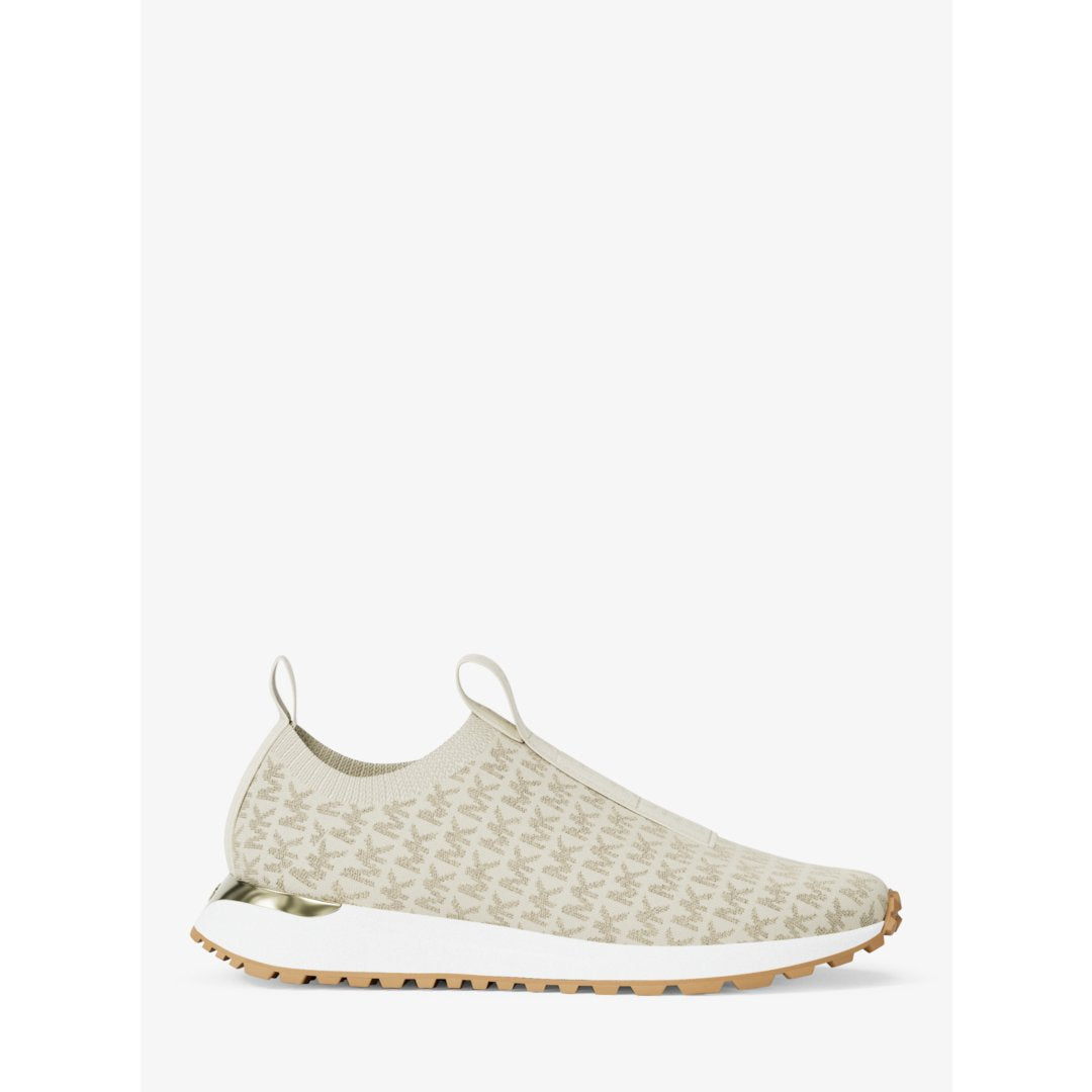 Michael Kors Bodie Metallic Logo Knit Slip-On Sneaker