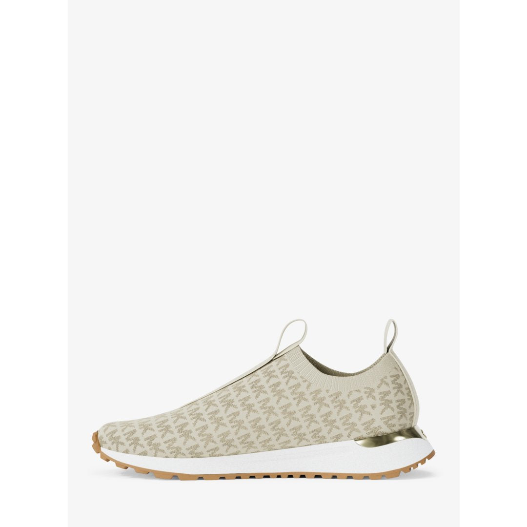 Michael Kors Bodie Metallic Logo Knit Slip-On Sneaker