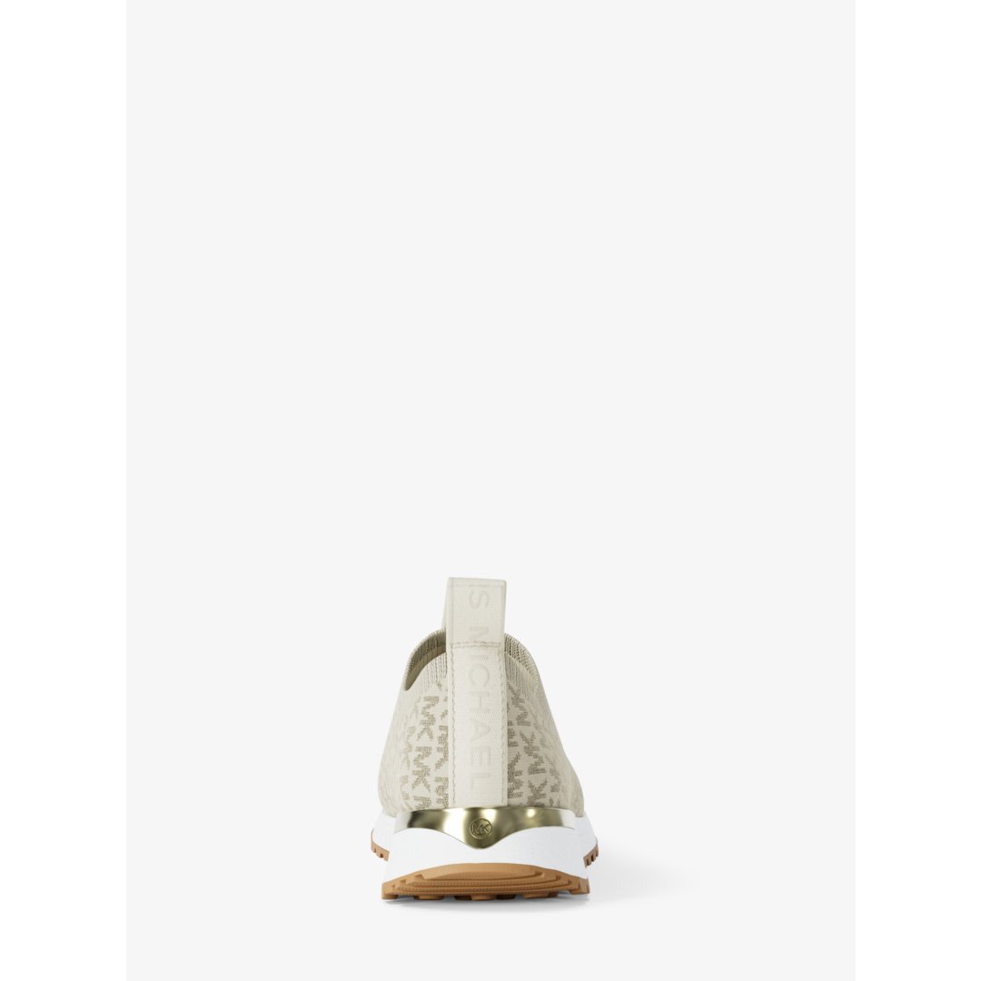 Michael Kors Bodie Metallic Logo Knit Slip-On Sneaker