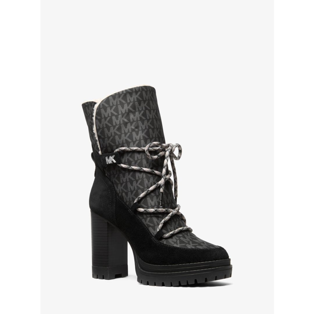Michael Kors Culver Mixed-Media Platform Boot