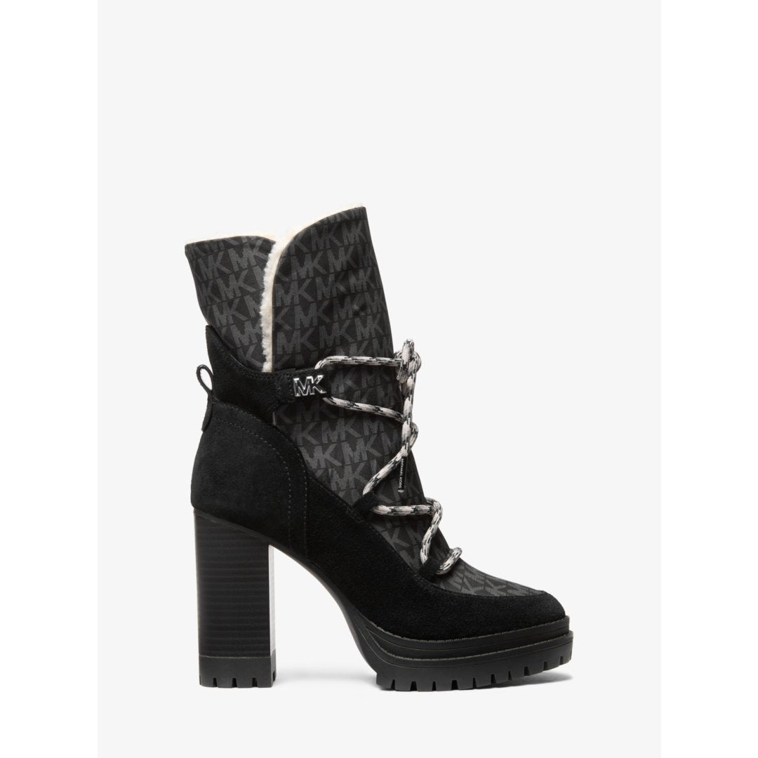 Michael Kors Culver Mixed-Media Platform Boot