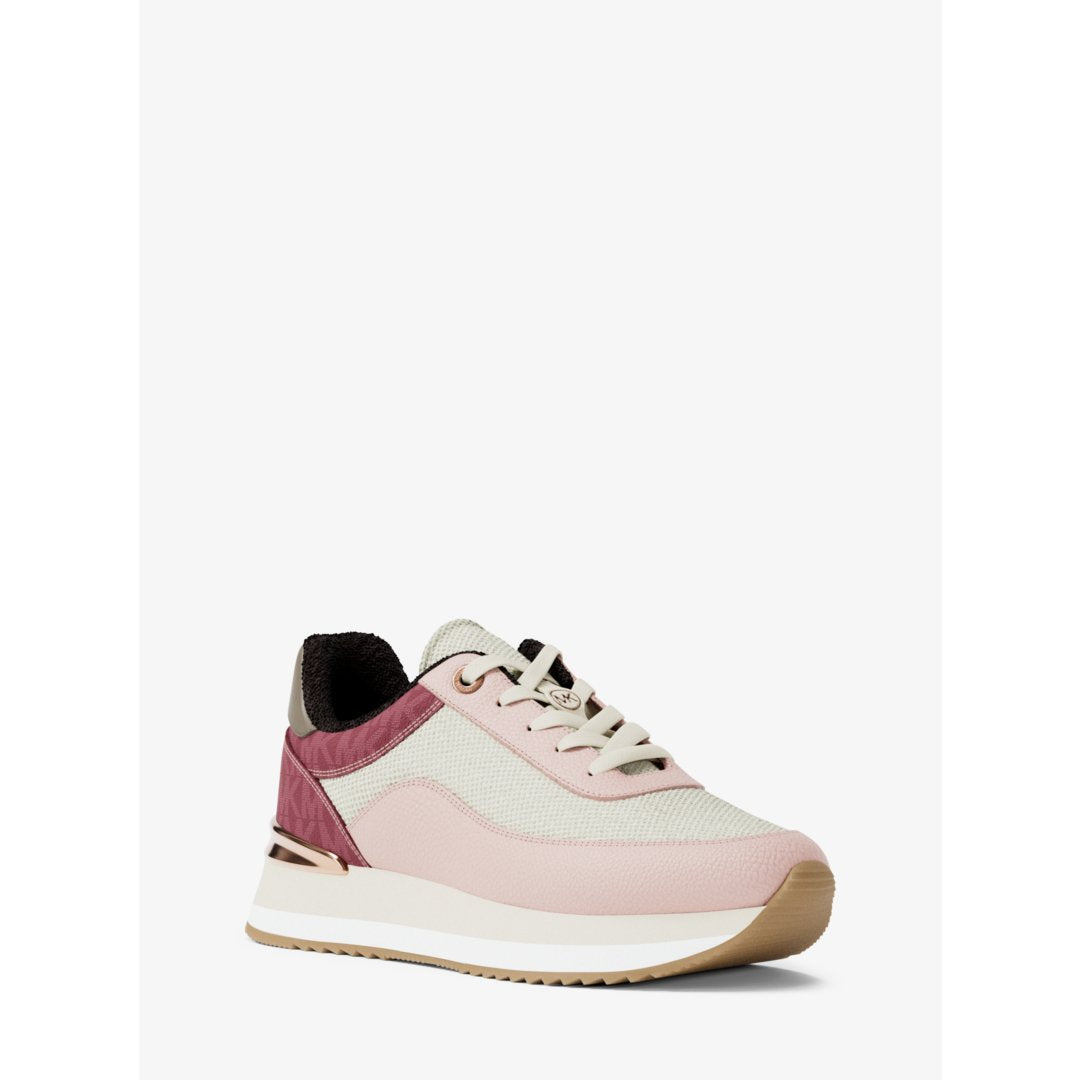Michael Kors Hattie Mixed-Media Trainer