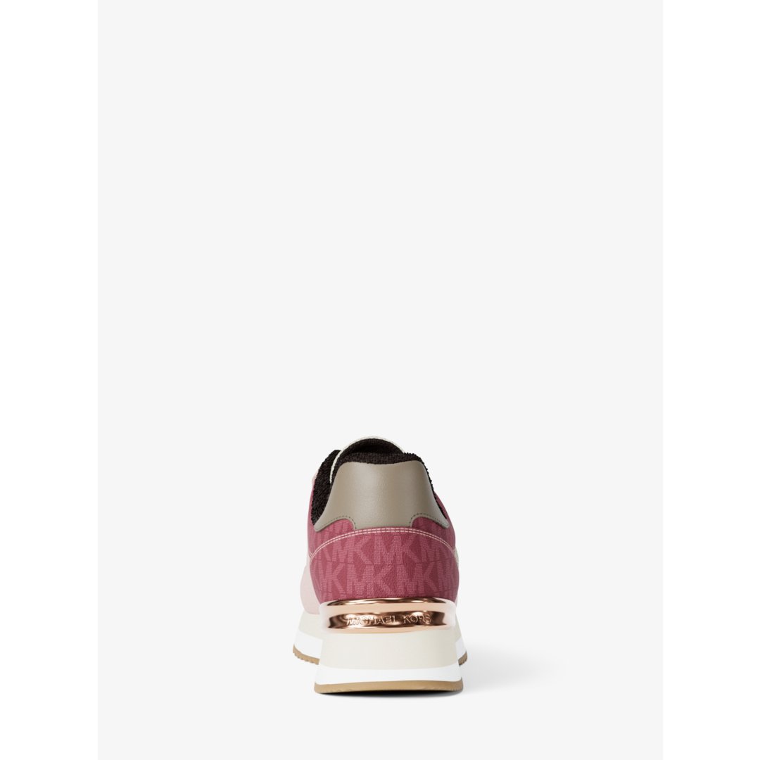 Michael Kors Hattie Mixed-Media Trainer