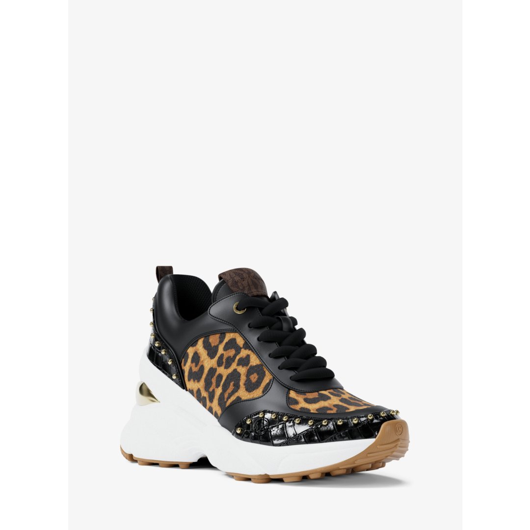 Michael Kors Katrina Mixed-Media Trainer