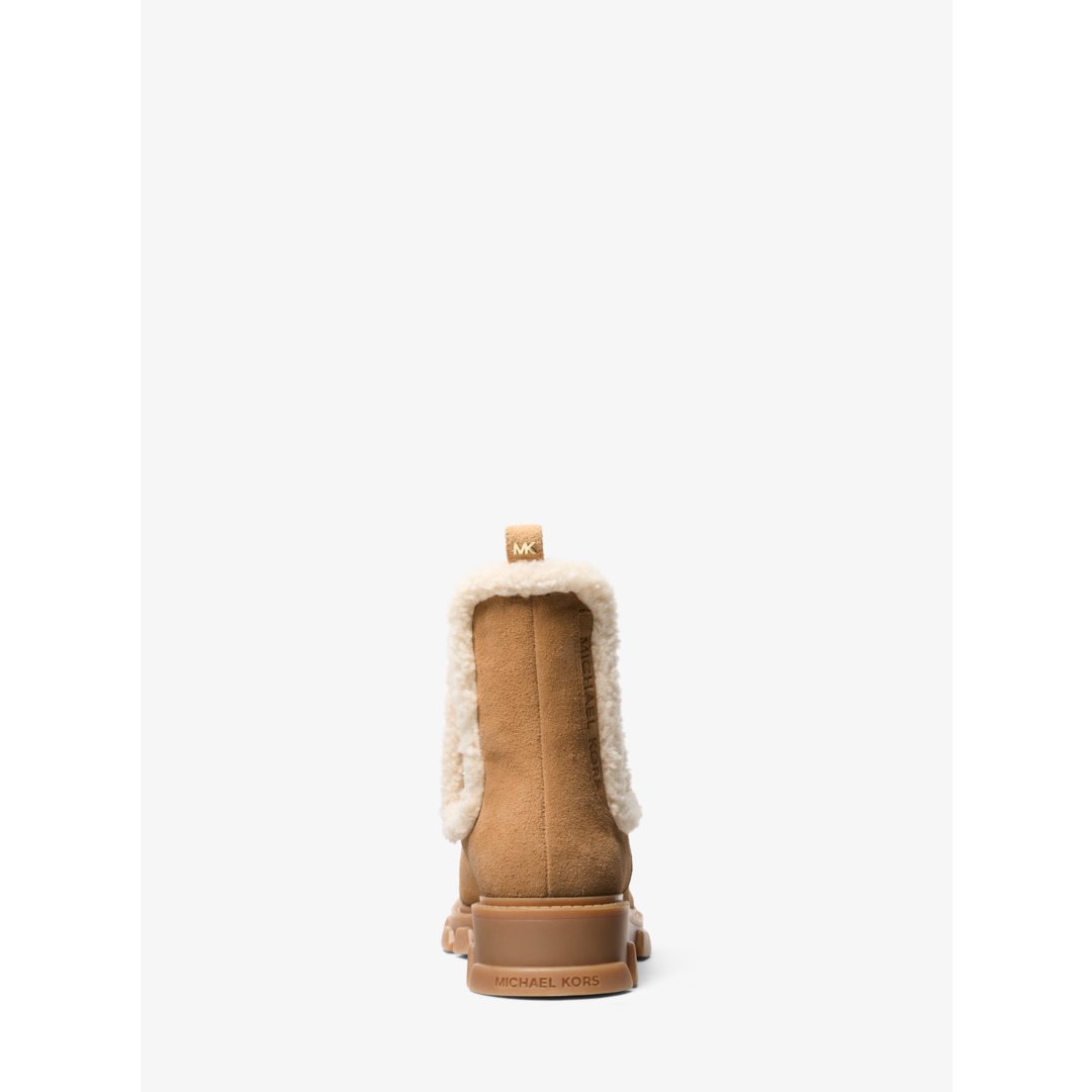 Michael Kors Ridley Suede and Faux Shearling Boot