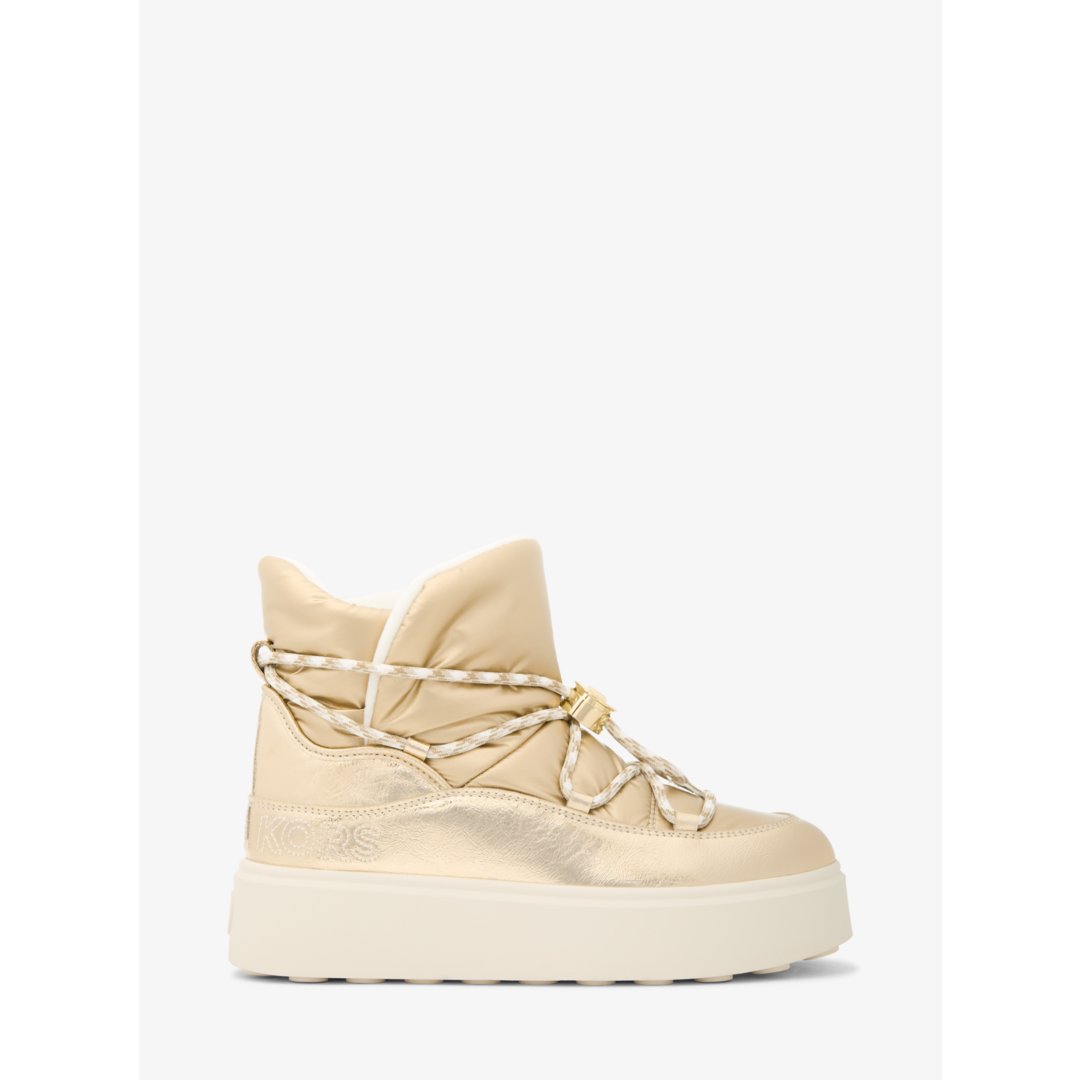 Michael Kors Romey Metallic Lace-Up Boot