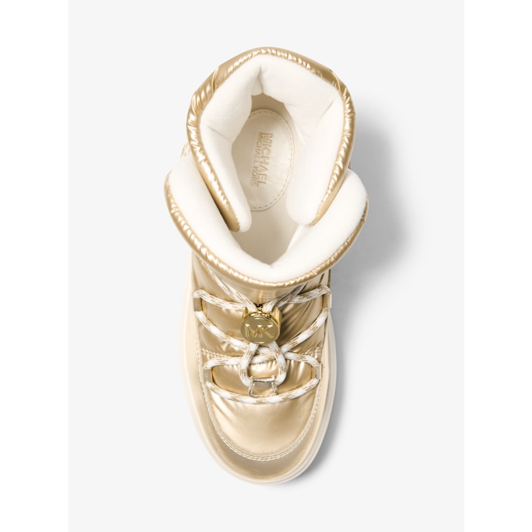 Michael Kors Romey Metallic Lace-Up Boot