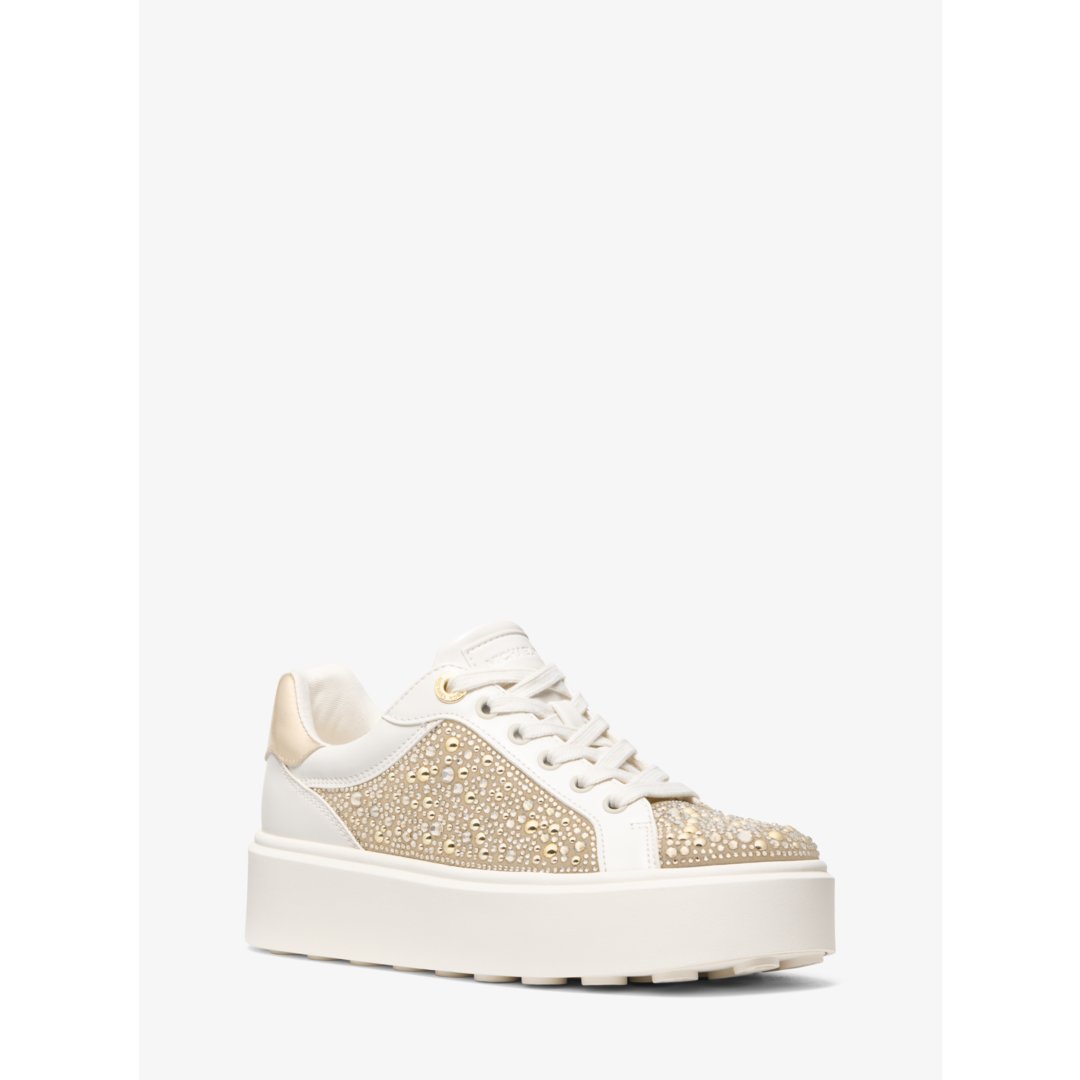 Michael Kors Romey Embellished Platform Sneaker