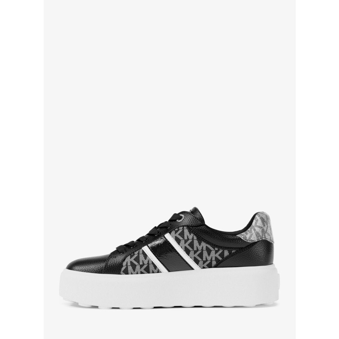 Michael Kors Romey Signature Logo Stripe Platform Sneaker