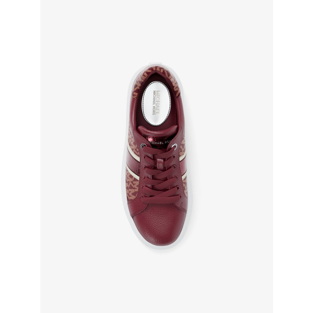 Michael Kors Romey Signature Logo Stripe Platform Sneaker