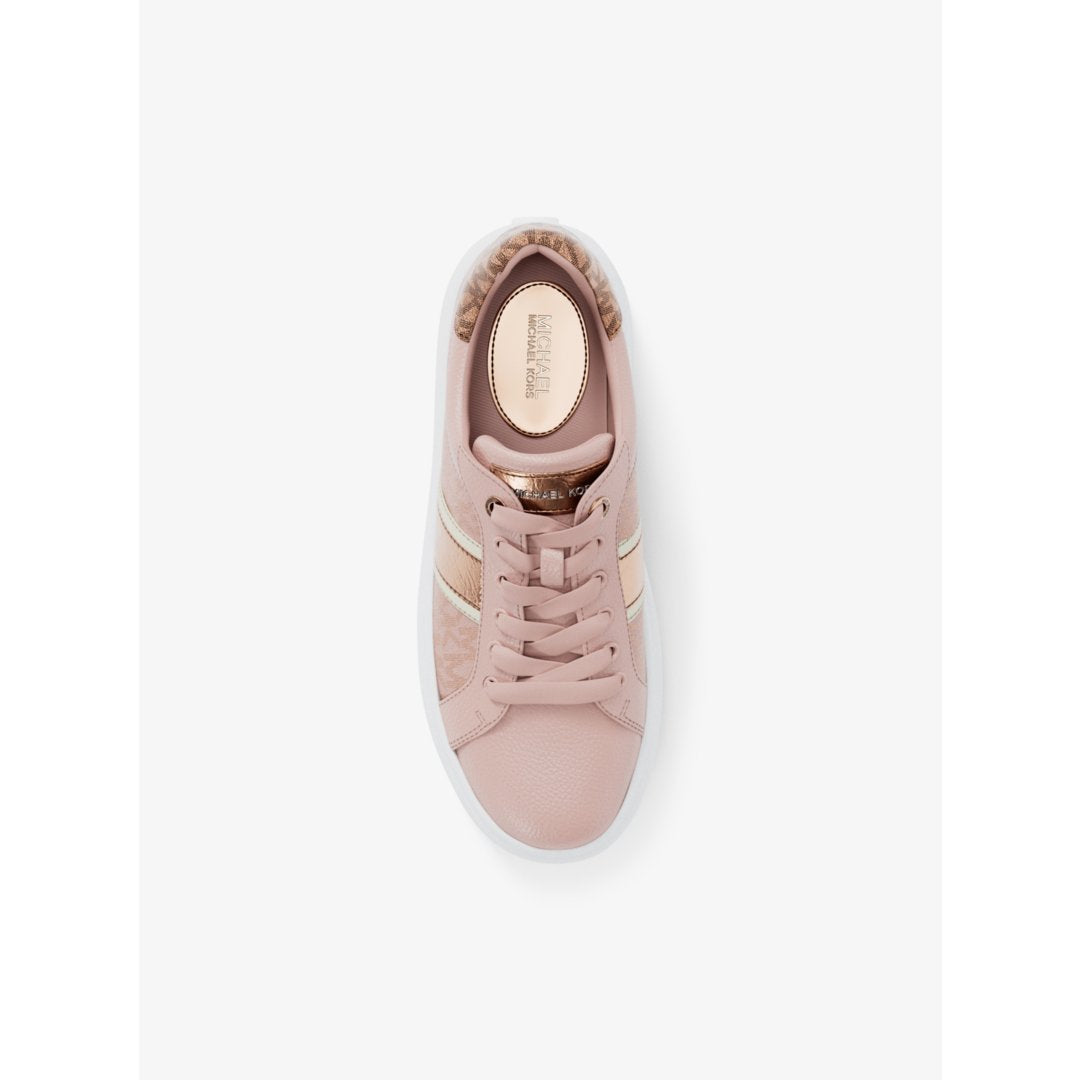 Michael Kors Romey Signature Logo Stripe Platform Sneaker