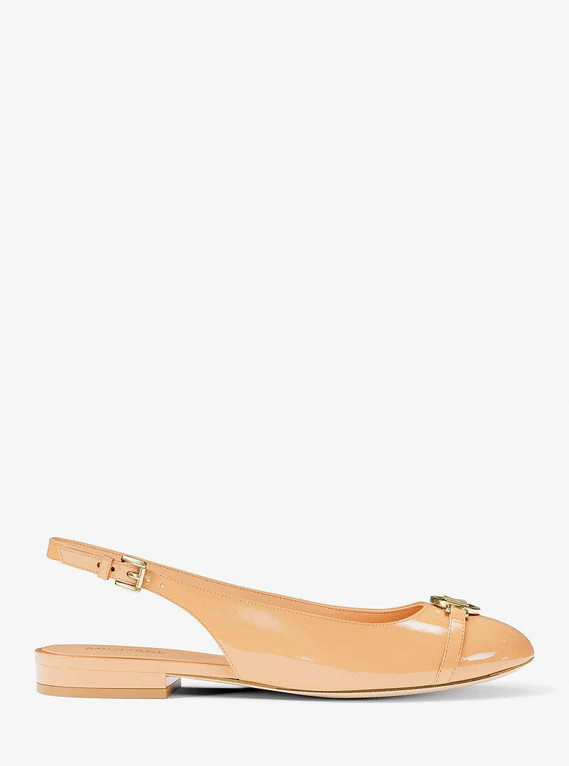 Michael Kors Dori Patent Slingback Flat LIGHT BLUSH