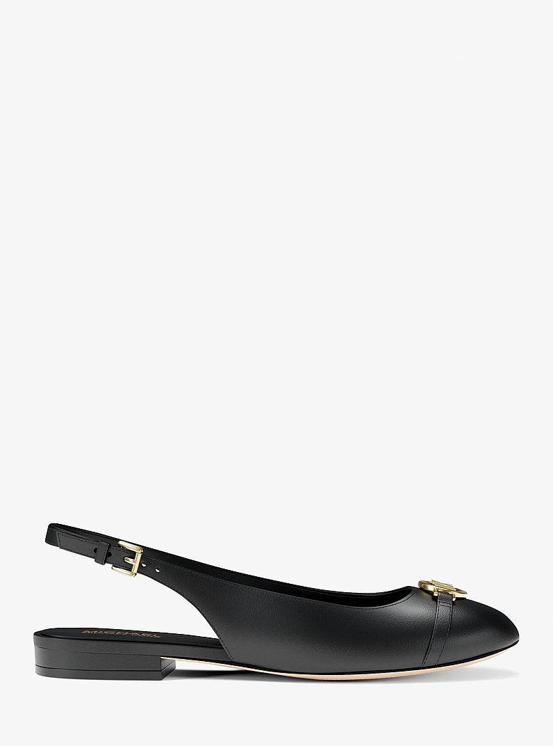 Michael Kors Dori Slingback Flat BLACK