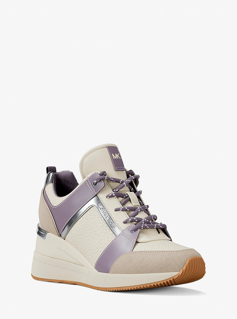 Michael Kors Georgie Mixed-Media Trainer LILAC