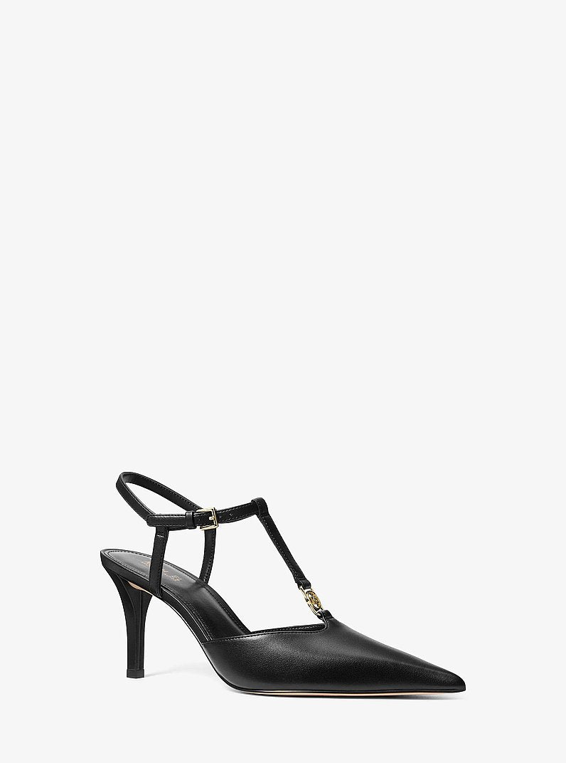 Michael Kors Nalia T-Strap Pump BLACK