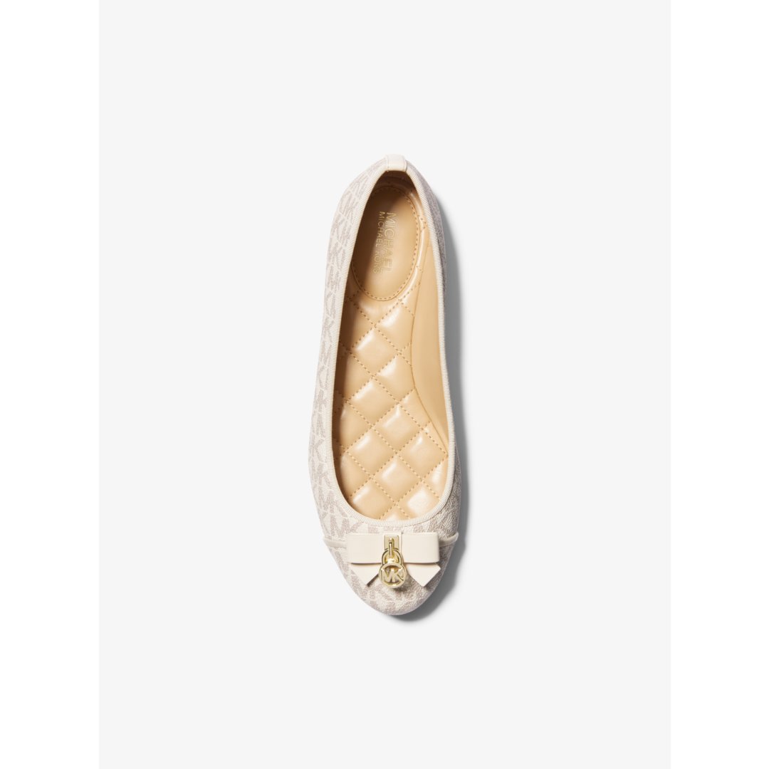 Michael Kors Honey Signature Logo Ballet Flat