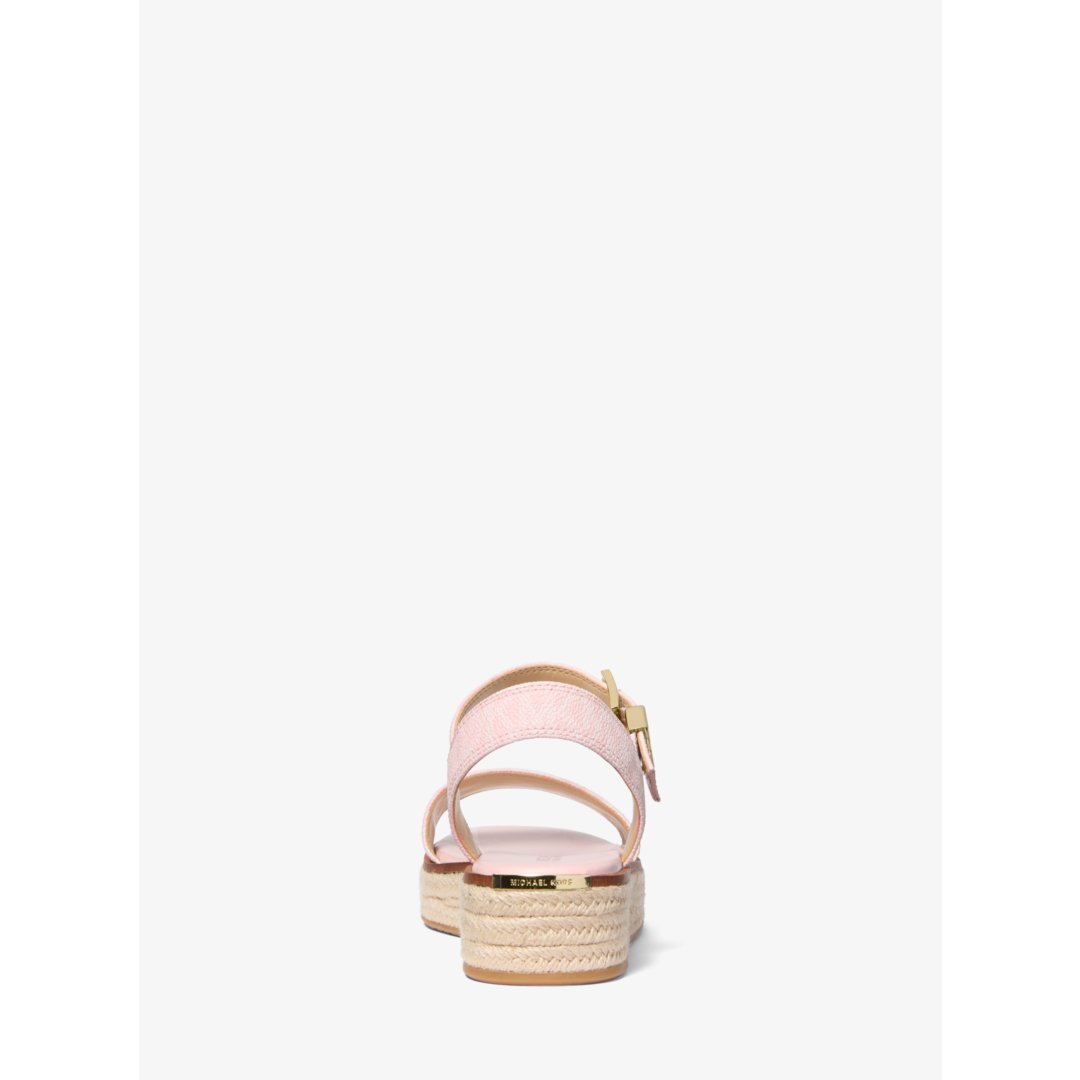 Michael Kors Richie Signature Logo Platform Espadrille Sandal