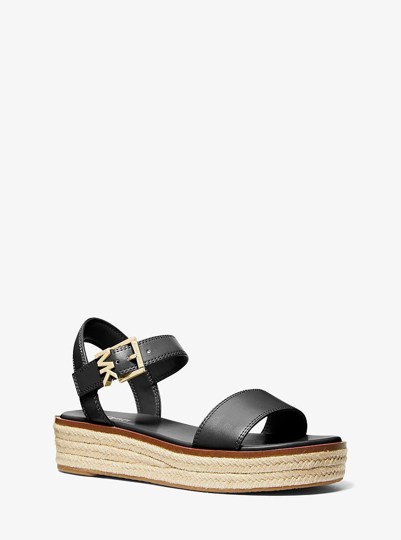 Michael Kors Richie Platform Espadrille Sandal BLACK