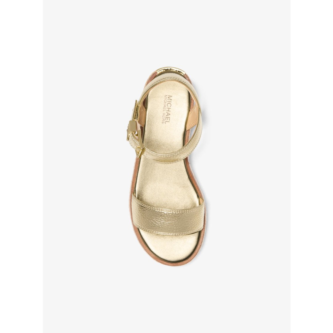 Michael Kors Richie Metallic Platform Espadrille Sandal