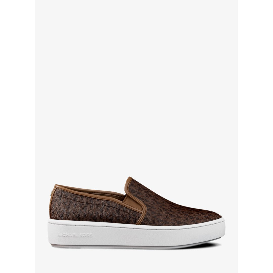 Michael Kors Teddi Signature Logo Slip-On Sneaker