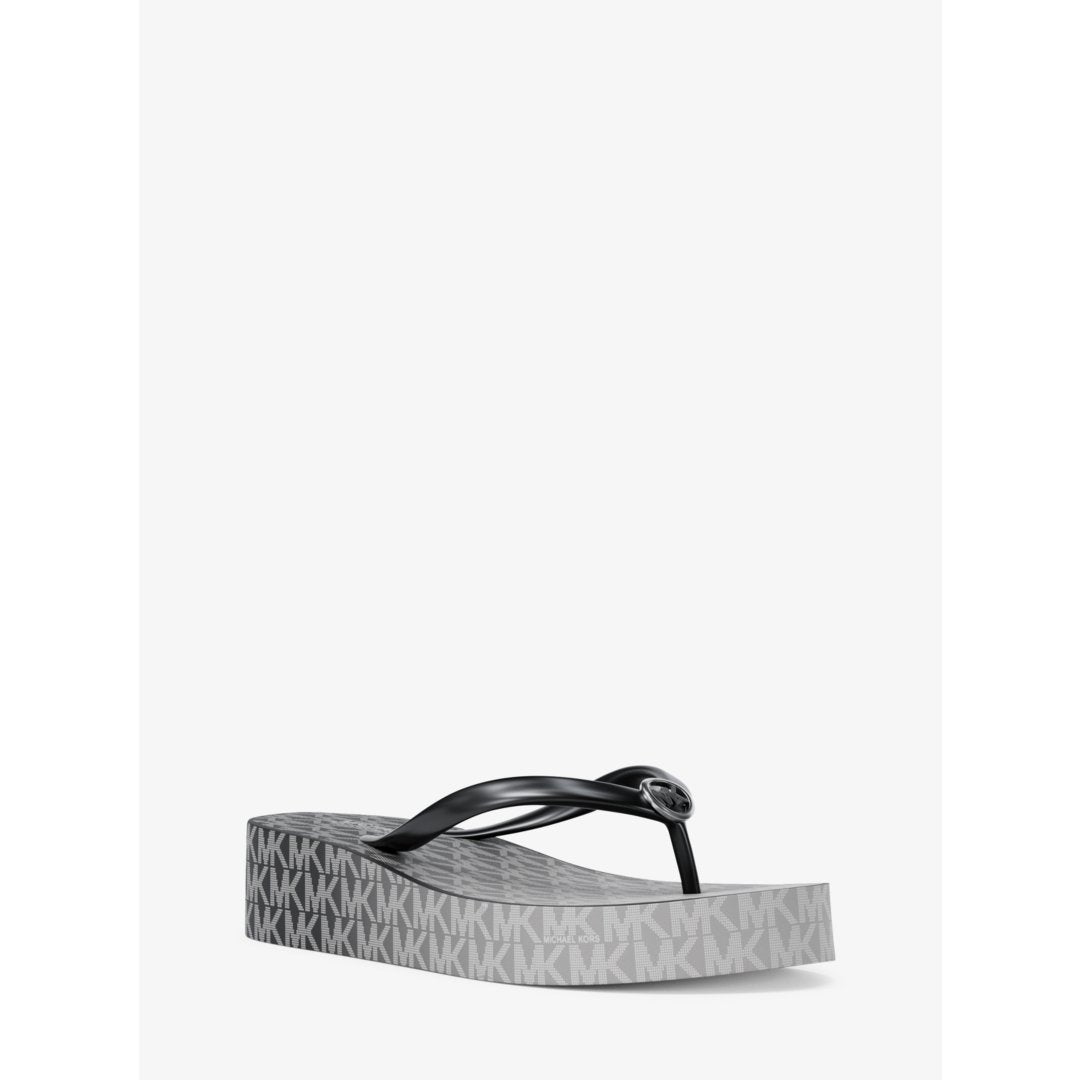Michael Kors Bedford Ombr Signature Logo Flip Flops